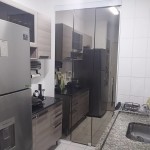 Porta Para Cozinha Lavanderia Espelhada