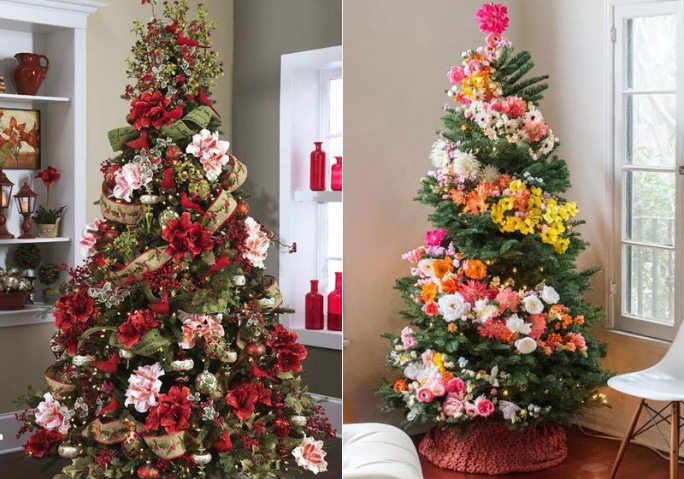 arvore-de-natal-com-flores